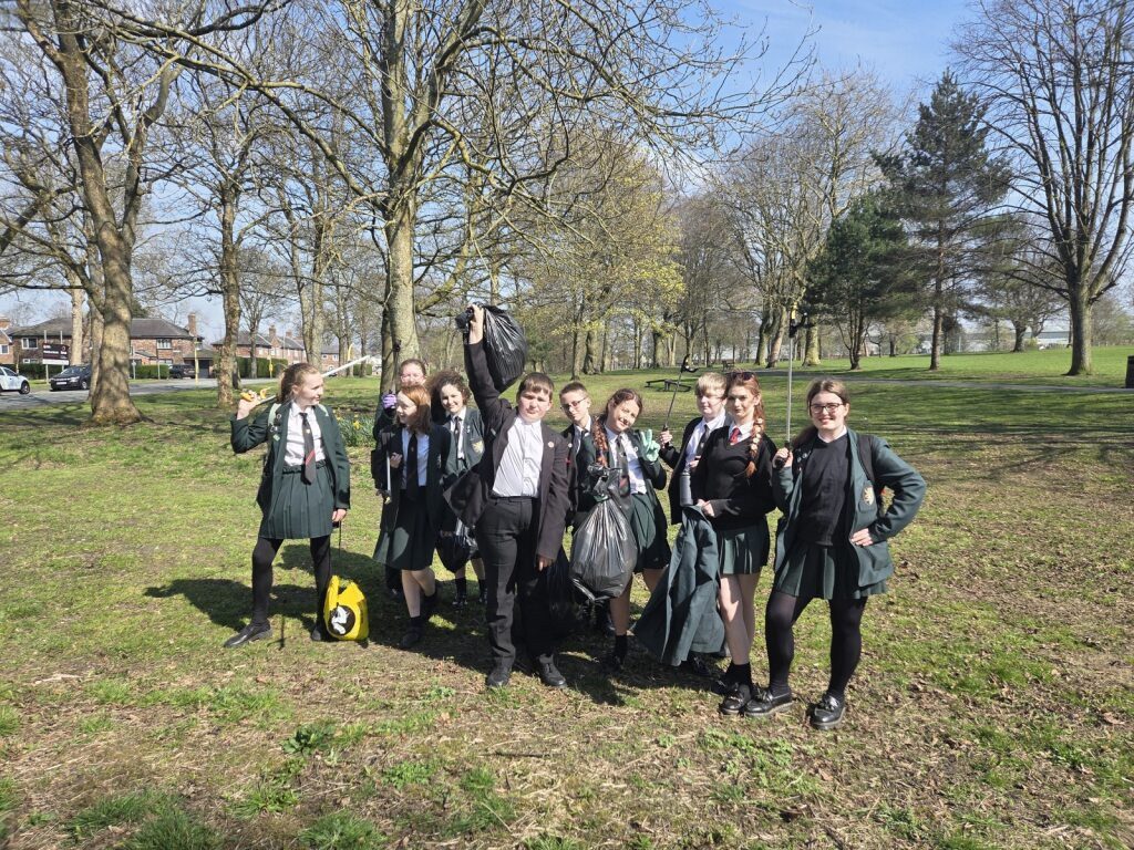 Students Take Action for a Cleaner Community in Big School Clean-Up