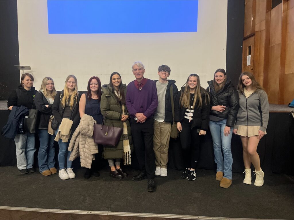 Sixth Form students attend lecture by world renowned Peter Vardy
